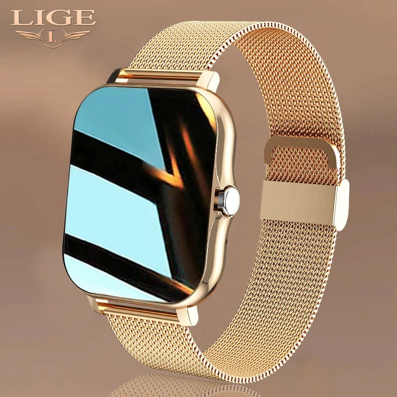 LIGE GT20 Full Touch Sport Smart Watch Men Women Heart Rate Fitness Tracker Bluetooth call Smartwatch